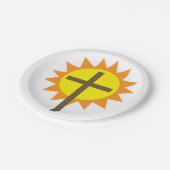 クロス・アンド・サンシャイン ペーパープレート (アングル)