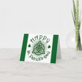 クロス アンド シャムロック ホリデー カード (正面)