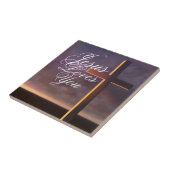 クロス・イエスは陶磁器タイルを愛している タイル (側面)