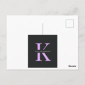 クロス イン ザ カントリー ノートカード (裏面)