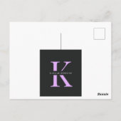 クロス・イン・ザ・カントリー・ノートカード ポストカード (裏面)