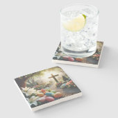 クロス/イースターエッグ/リリー ストーンコースター (横)