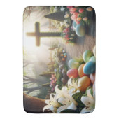 クロス/イースターエッグ/リリー バスマット (正面縦)