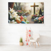 クロス/イースターエッグ/リリー 横断幕 (インサイチュ)