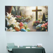 クロス/イースターエッグ/リリー 横断幕 (トレードショー)