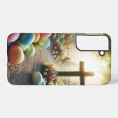 クロス/イースターエッグ/リリー SAMSUNG GALAXYケース (裏面横)