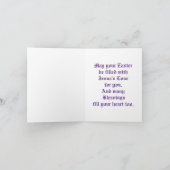 クロス ウィズ ローゼズ イースター カード (内部)