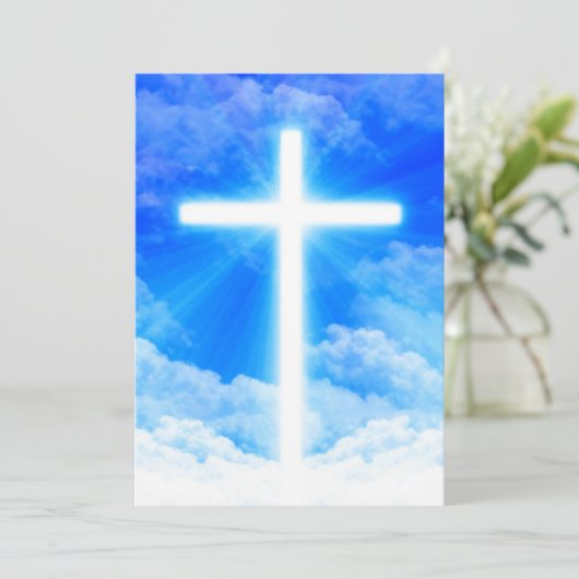 クロス・オブ・ライト・イエス・キリストカスタマイズ可能なキリスト教徒 シーズンカード (スタンド正面)