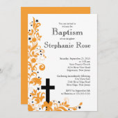 クロス·オレモダンンジ·バプティスマの招待 招待状 (正面/裏面)