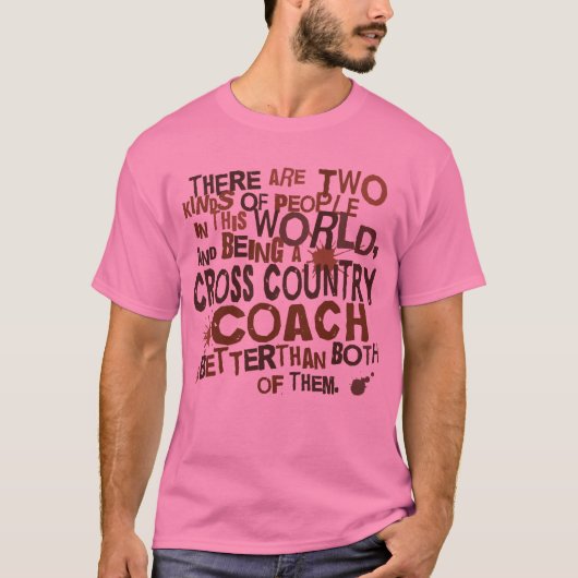 クロス・カントリーのコーチのギフト Tシャツ (正面)