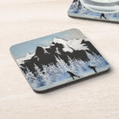 クロス・カントリーのスキー コースター (左側)