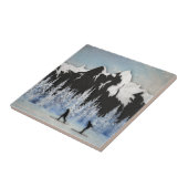 クロス・カントリーのスキー タイル (側面)