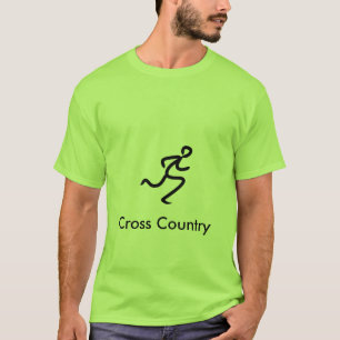 クロス・カントリーのランナー Tシャツ
