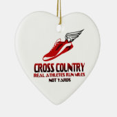 クロス・カントリーのランニング セラミックオーナメント (右)