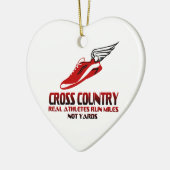 クロス・カントリーのランニング セラミックオーナメント (左)