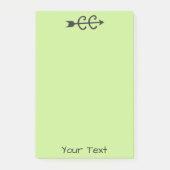 クロス・カントリーの連続した記号 ポストイット (正面)