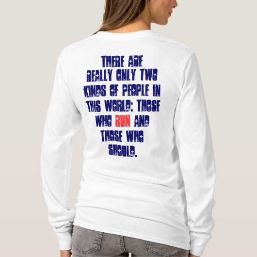 クロス・カントリーのTシャツ Tシャツ (裏面)