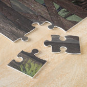 クロス・カントリー-跳躍の馬のパズル ジグソーパズル (側面)