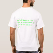 クロス・カントリー Tシャツ (裏面)