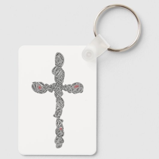 クロス キーホルダー (裏面)