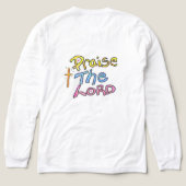 クロス・クリスチャン・レディースによる「主をほめたたえよ」 トライブレンドＴシャツ (デザイン背面)