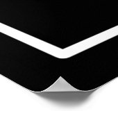 クロス、サンセットシルエット絵画ズ ポスター (角)