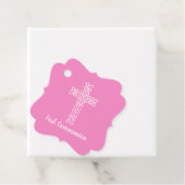 クロス |タフィー・ピンク・コミュニオンバプテスマ《キリスト教》洗礼式や命名式 フェイバータグ (インサイチュ)