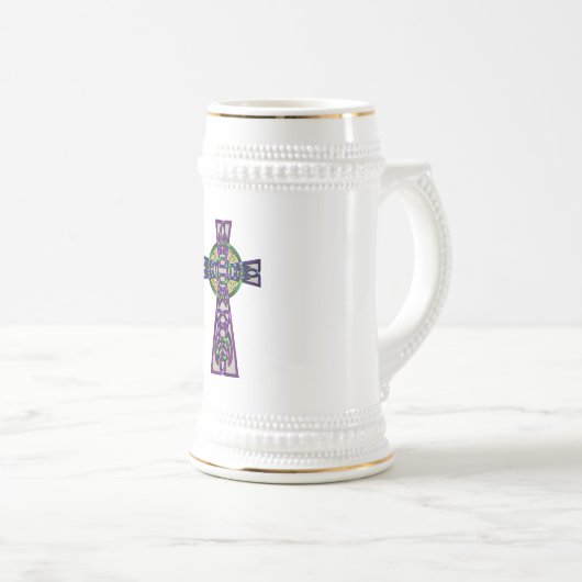 クロス ビールジョッキ (正面右)