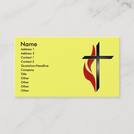 クロス&フレームの名刺 名刺 (正面)