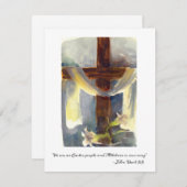 クロス&リリー復活祭カード シーズンカード (正面/裏面)