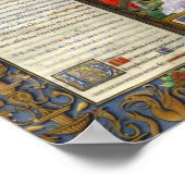 クロス・ルネッサンス中世写本の方法 ポスター (角)