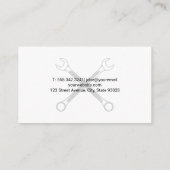 クロス・レンチ 名刺 (裏面)