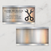 クロス・レンチ |金属工業 名刺 (正面/裏面)