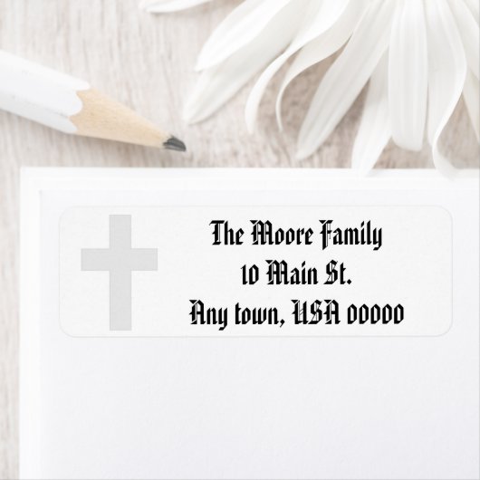 「クロス」住所 シール (インサイチュ)