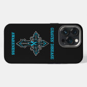 クロス/戦士...グレイブス  iPhoneケース (裏面横)