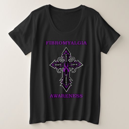 クロス/認識度...Fibro Tシャツ (デザイン正面)