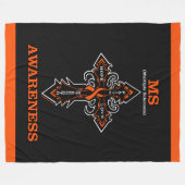 クロス/認識度...MS フリースブランケット (正面(横))