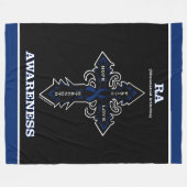 クロス/認識度...RA フリースブランケット (正面(横))