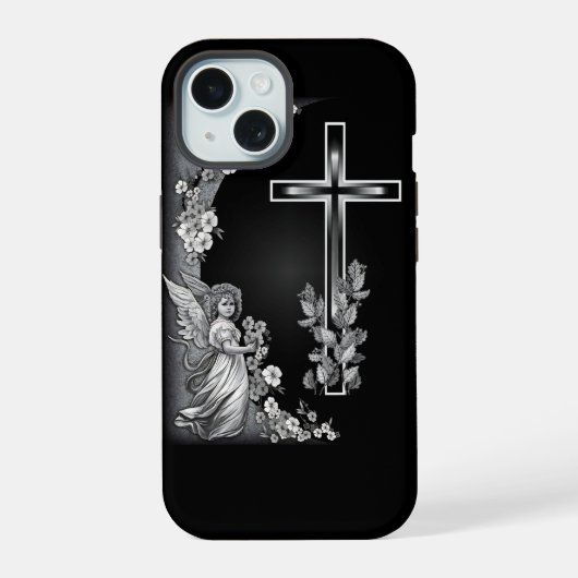 クロスiPhone / iPadケース iPhone 15ケース (裏面)