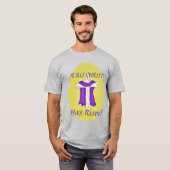クロスTシャツのパープルローブ Tシャツ (正面フル)
