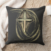 クロスTシャツ キリスト教 デザイン クッション (ブランケット)