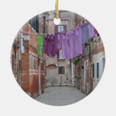 クロセスラインインヴェネツィアイタリア セラミックオーナメント (裏面)