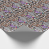 クロセスラインインヴェネツィアイタリア ラッピングペーパー (角)