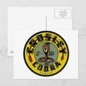 クロセリCobraエンジン動揺してヴィンテージサインレプロ ポストカード (正面/裏面)