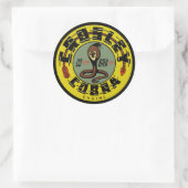 クロセリCobraエンジン動揺してヴィンテージサインレプロ ラウンドシール (バッグ)