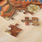 クロゾネの花瓶で生きている ジグソーパズル (側面)