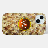 クロタラスオレンジジェムモノグラム Case-Mate iPhoneケース (裏面 (横))
