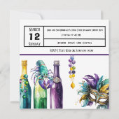 クロダズカクテルとマルディグラパーティー 招待状 (裏面)