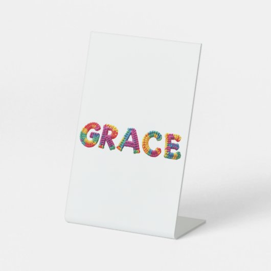 クロチェットのパタ鮮やかーンの猶予 台座サイン (正面)