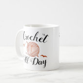 クロチェットオールデイハロウィンヤーン+こうもり ツートーンマグカップ (正面左)